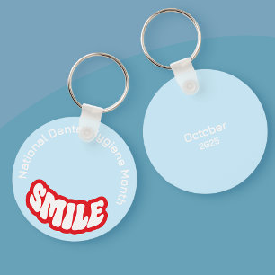 Llavero Clic nacional de Mes de Higiene Dental/