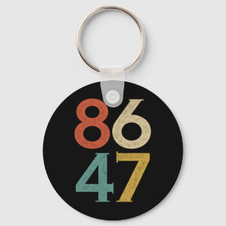 Llavero Clic Vintage 80 Estilo 86 47 Anti Trump