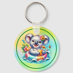 Llavero Clipart de sublimación de koala de verano-97702