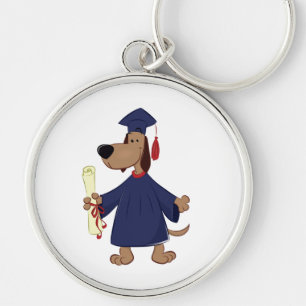 Llavero Clíparte de perros graduados