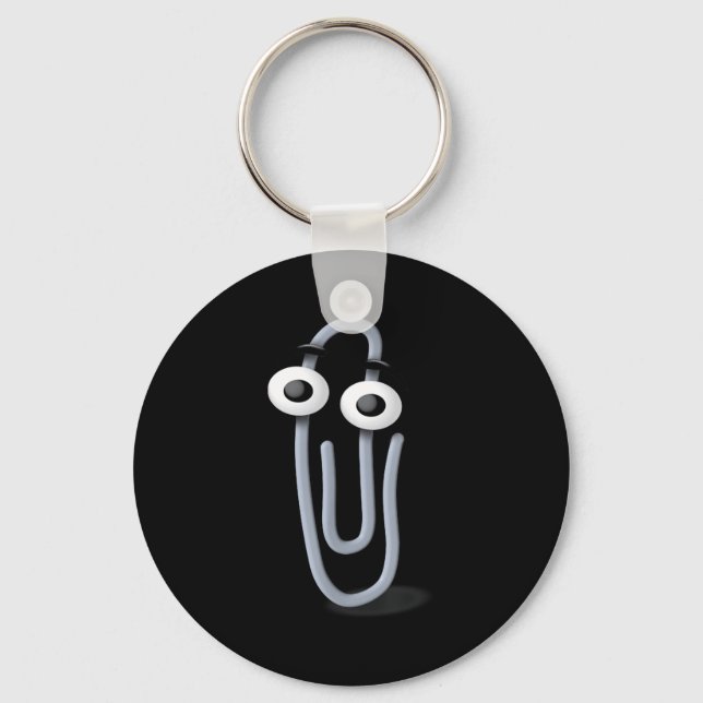 Llavero Clippy Paper Clip Funny Meme Page Note  (Anverso)