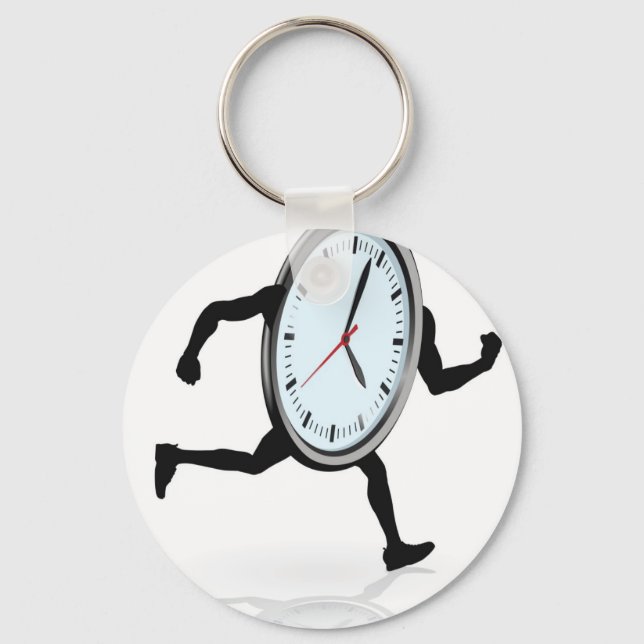 Llavero Clock character running (Anverso)
