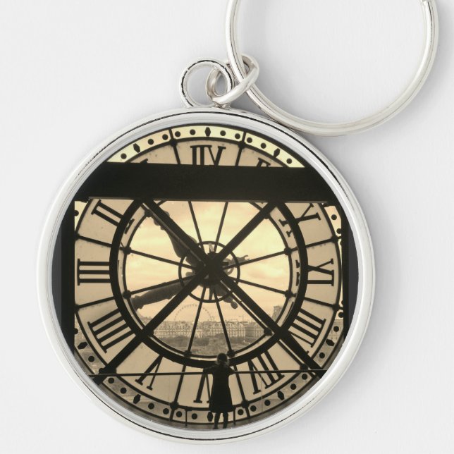 Llavero Clock T-Shirt del Museo de París de Orsay (Frente)