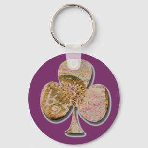 Llavero Clover de lienzo