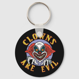 Llavero Clowns are Evil Keychain