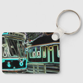 Llavero CLRV Neon en stad 4cm x 5cm Aluminio Keychain