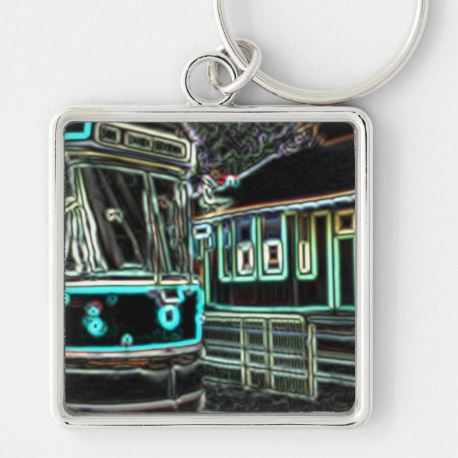 Llavero CLRV Neon en stad Large Keychain (Frente)