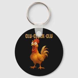 Llavero Clu-cluck-clu Gallo Divertido Pollo Granja Diverti