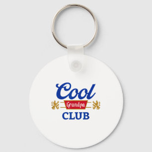 Llavero Club de Abuelo Retro Cool Familia Combinación Día 