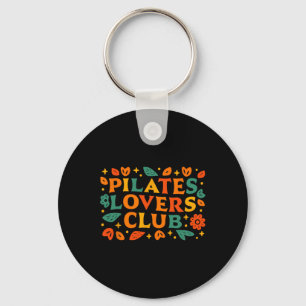 Llavero Club de Amantes de Pilates Decoración Retro Garaba