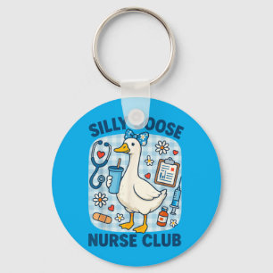 Llavero Club de Enfermeras Ganso Divertido Tonto Humor de
