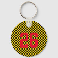 Club de fans de Sports Team Player NUMBER Checkerb