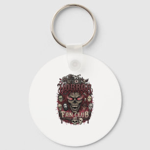 Llavero Club de Fans de Terror Calavera Cara Demonio Hallo
