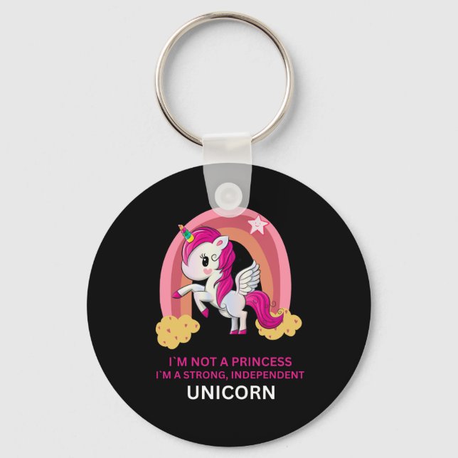 Llavero Club de fans de Unicorn, amante de Unicorn, Funny  (Anverso)