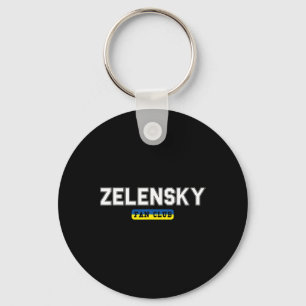 Llavero Club de Fans de Zelensky Apoya a Ucrania 