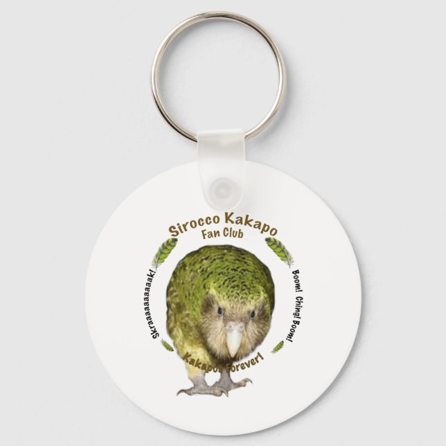 Llavero Club de Fans Sirocco Kakapo (Anverso)