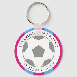 Llavero Club de Fútbol Claret y Blue