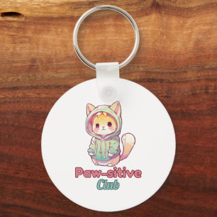 Llavero Club de Gatos Divertidos con Patas Positivas – Gat
