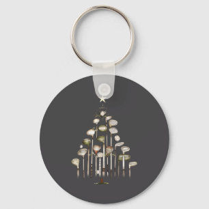 Llavero Club de Golf Retro Árbol de Navidad Golfista de Na