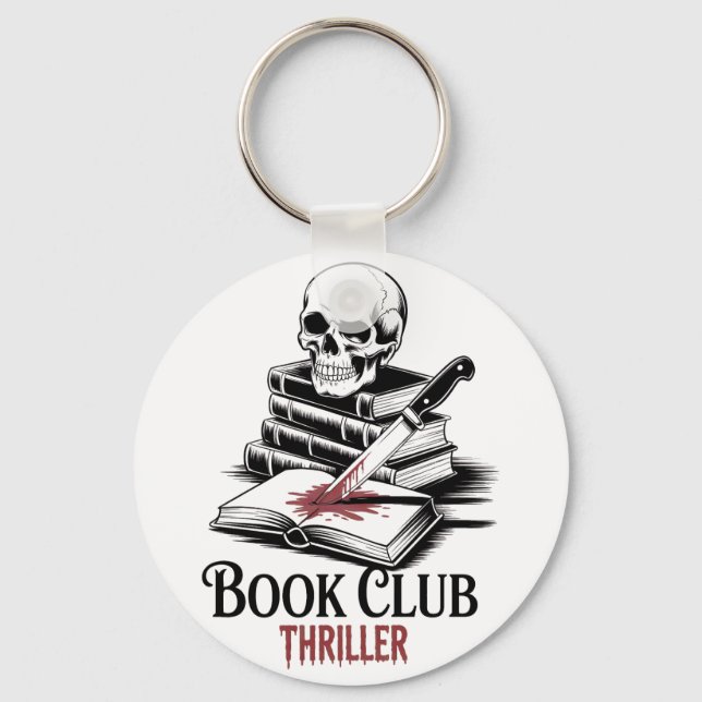 Llavero Club de Lectura de Thriller (Anverso)