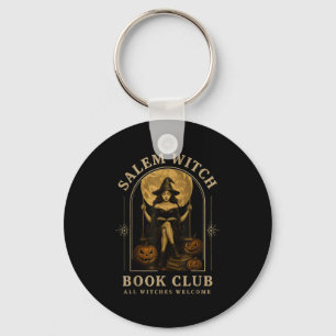 Llavero Club de libro de brujas de Salem Halloween libresc