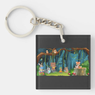 Llavero Club de Libros de Animales Forestales
