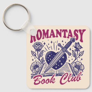 Llavero club de libros de fantasía romántica