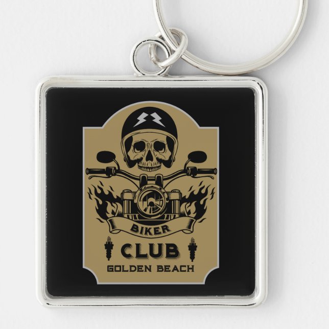 Llavero Club de motociclistas (Frente)