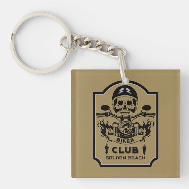 Llavero Club de motociclistas (Frente)