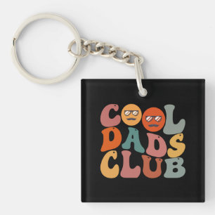 Llavero Club de Papás Geniales Papá Día del Padre Retro Gr