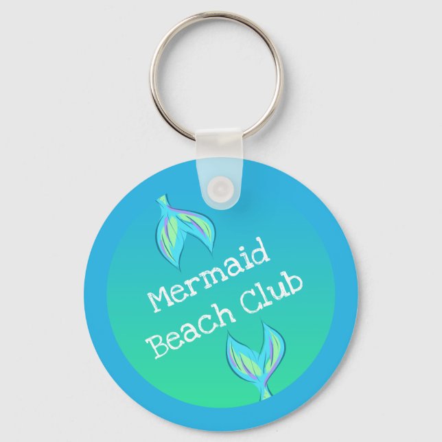 Llavero Club de Playa Mermaid (Anverso)