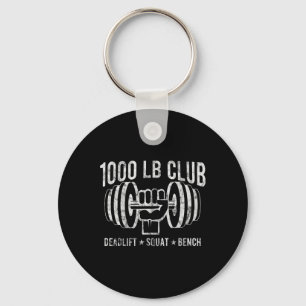 Llavero Club de Powerlifting de 1000 Lbs Gif de musculatur