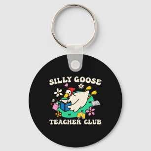 Llavero Club de Profesores Ganso Tonto Retro Groovy Profes