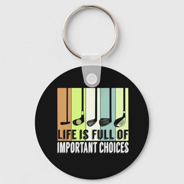 Llavero Club Golf Funny Life Choices (Anverso)