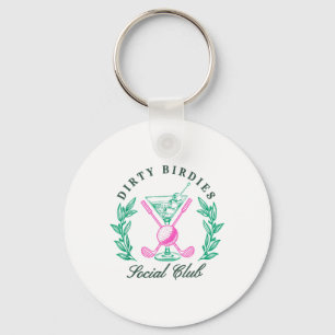 Llavero Club Social de Birdies Sucio, Golfing & amp; Bebid