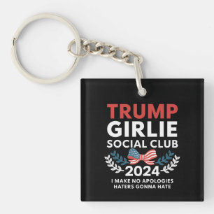Llavero Club Social de Coqueta Chica Trump Arco Elección 
