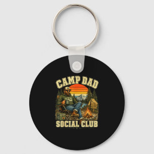 Llavero Club social de papá campamento aventura de camping