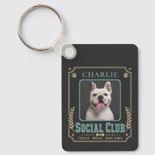 Llavero Club Social Vintage de Fotos y Nombres de Perros