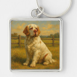 Llavero Clumber Spaniel