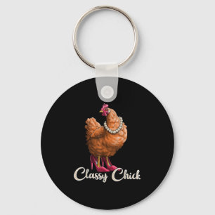 Llavero Cly Chick Shirt Funny Chicken Chica Hen Lover Farm