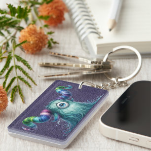 Llavero Clyde - Monstruo de un solo ojo - Personalizado Ke