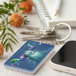 Llavero Clyde - Monstruo de un solo ojo - Personalizado Ke