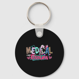 Llavero Cma Médica Istant Enfermera Leopardo Stethoscope M