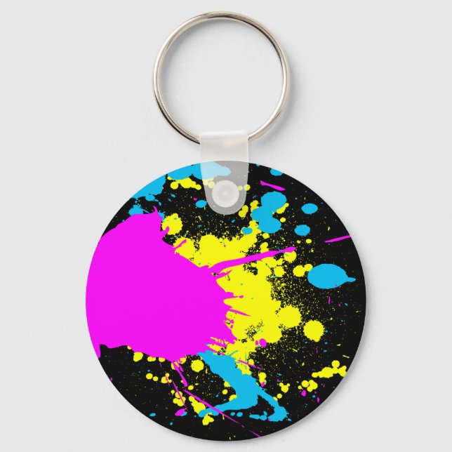 Llavero CMYK Splash (Anverso)