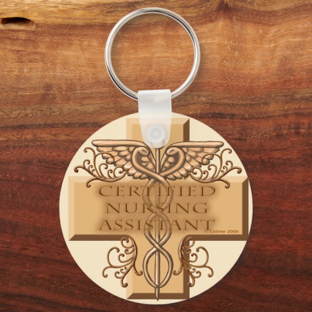 Llavero CNA Caduceus Keychain (Anverso)