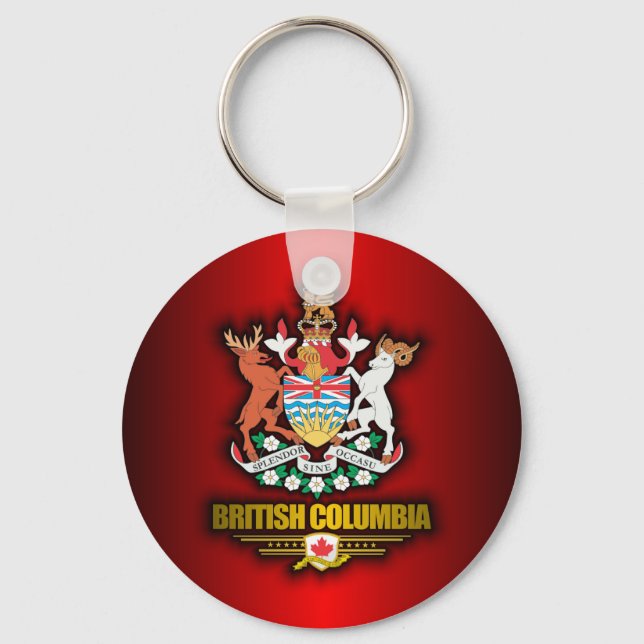Llavero COA de Columbia Británica (Anverso)
