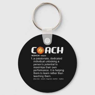 Llavero Coach Bysketbyll Coaching Gift