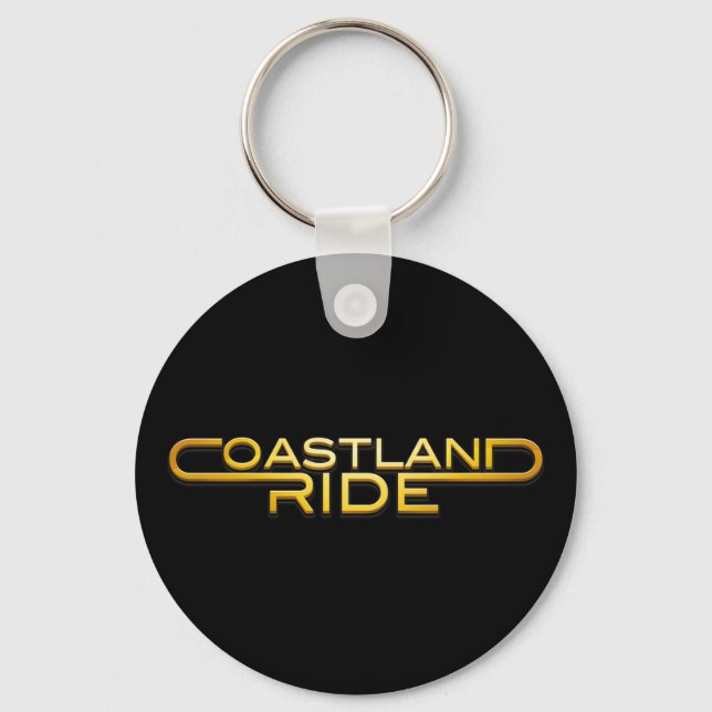 Llavero Coastland Ride - logotipo de nombre (Anverso)