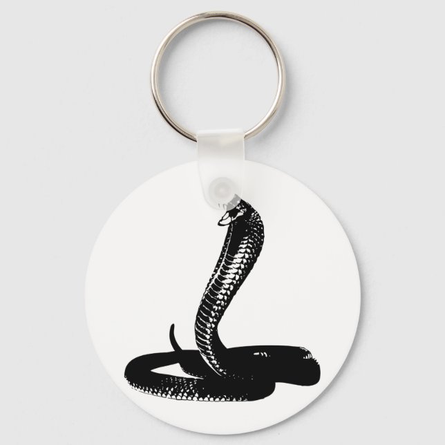 Llavero Cobra - negro (Anverso)