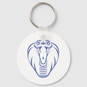 Llavero Cobra Snake Blue Predator Boa Reptile